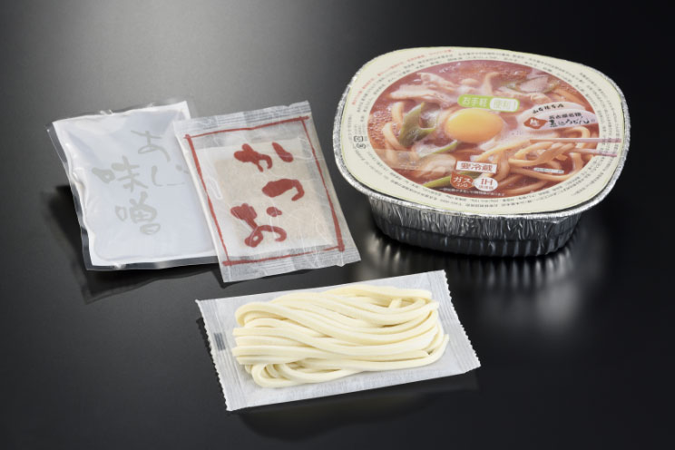 アルミ鍋付き 生めん 味噌煮込うどん